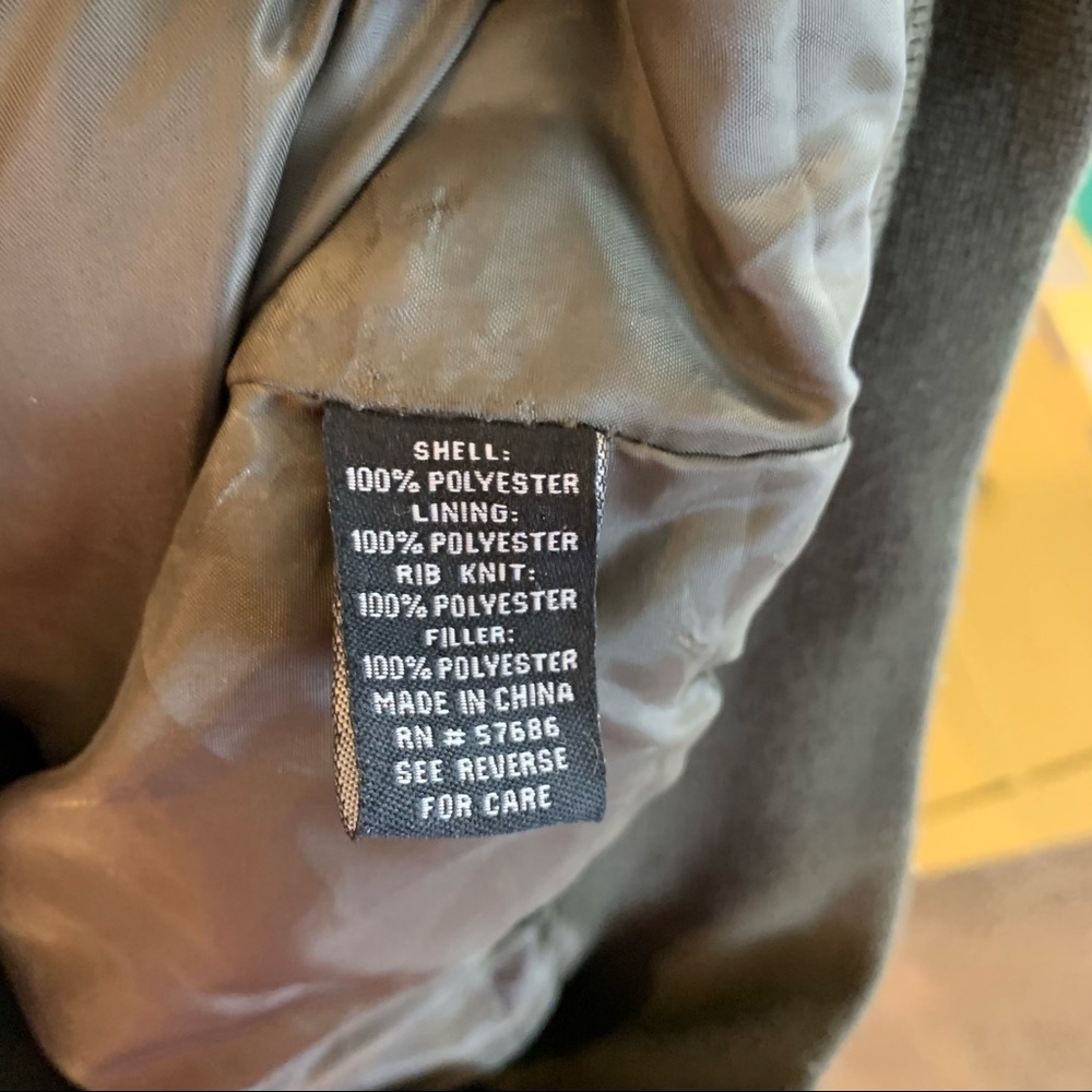S C & C California Olive Green Bomber Jacket - Picture 6 of 8